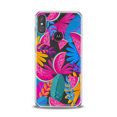 Lex Altern TPU Silicone Motorola Case Bright Watermelon