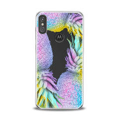 Lex Altern TPU Silicone Motorola Case Pastel Pineapple