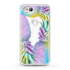 Lex Altern TPU Silicone Google Pixel Case Pastel Pineapple