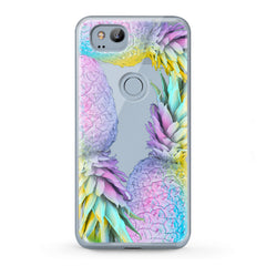 Lex Altern TPU Silicone Google Pixel Case Pastel Pineapple