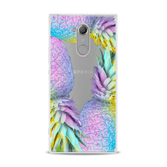 Lex Altern TPU Silicone Sony Xperia Case Pastel Pineapple