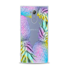 Lex Altern TPU Silicone Sony Xperia Case Pastel Pineapple