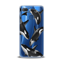 Lex Altern TPU Silicone Lenovo Case Watercolor Killer Whales