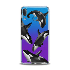 Lex Altern TPU Silicone Lenovo Case Watercolor Killer Whales