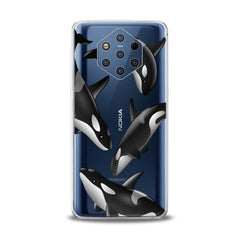 Lex Altern TPU Silicone Nokia Case Watercolor Killer Whales