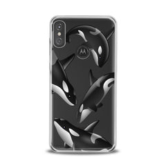 Lex Altern TPU Silicone Motorola Case Watercolor Killer Whales