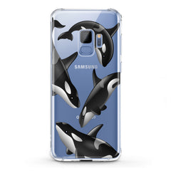 Lex Altern TPU Silicone Samsung Galaxy Case Watercolor Killer Whales