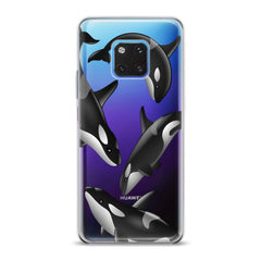 Lex Altern TPU Silicone Huawei Honor Case Watercolor Killer Whales