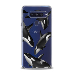 Lex Altern TPU Silicone LG Case Watercolor Killer Whales