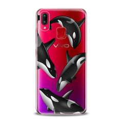 Lex Altern TPU Silicone VIVO Case Watercolor Killer Whales