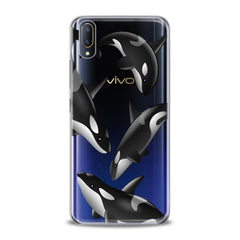 Lex Altern TPU Silicone VIVO Case Watercolor Killer Whales