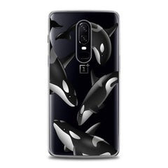 Lex Altern TPU Silicone OnePlus Case Watercolor Killer Whales