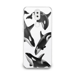 Lex Altern Watercolor Killer Whales Asus Zenfone Case