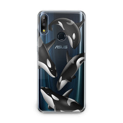 Lex Altern TPU Silicone Asus Zenfone Case Watercolor Killer Whales