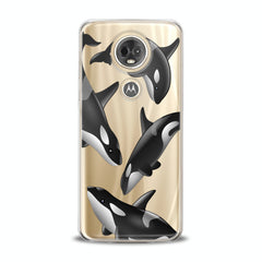 Lex Altern TPU Silicone Motorola Case Watercolor Killer Whales