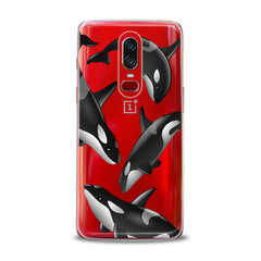 Lex Altern TPU Silicone OnePlus Case Watercolor Killer Whales