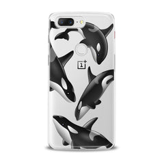 Lex Altern Watercolor Killer Whales OnePlus Case