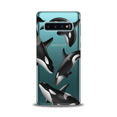 Lex Altern TPU Silicone Samsung Galaxy Case Watercolor Killer Whales