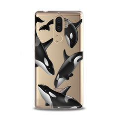 Lex Altern Watercolor Killer Whales Lenovo Case