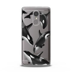 Lex Altern TPU Silicone Lenovo Case Watercolor Killer Whales