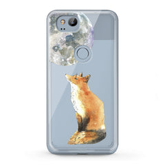 Lex Altern TPU Silicone Google Pixel Case Moon Fox