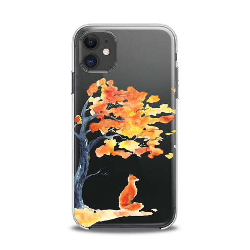 Lex Altern TPU Silicone iPhone Case Watercolor Fox