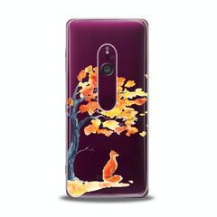 Lex Altern TPU Silicone Sony Xperia Case Watercolor Fox