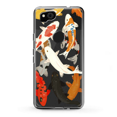 Lex Altern TPU Silicone Google Pixel Case Watercolor Fishes