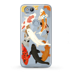 Lex Altern TPU Silicone Google Pixel Case Watercolor Fishes