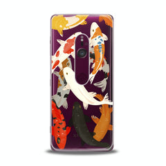 Lex Altern TPU Silicone Sony Xperia Case Watercolor Fishes