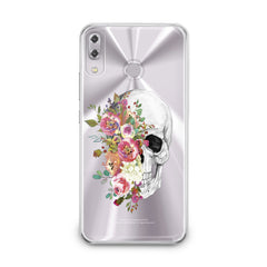 Lex Altern TPU Silicone Asus Zenfone Case Floral Skull