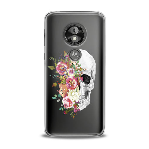 Lex Altern Floral Skull Motorola Case