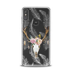 Lex Altern TPU Silicone Motorola Case Floral Antlers