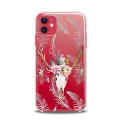 Lex Altern TPU Silicone iPhone Case Floral Antlers