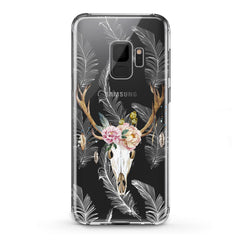 Lex Altern TPU Silicone Samsung Galaxy Case Floral Antlers