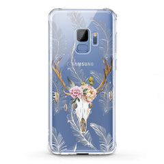 Lex Altern TPU Silicone Samsung Galaxy Case Floral Antlers