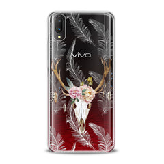 Lex Altern TPU Silicone VIVO Case Floral Antlers