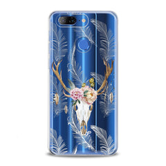 Lex Altern TPU Silicone Lenovo Case Floral Antlers