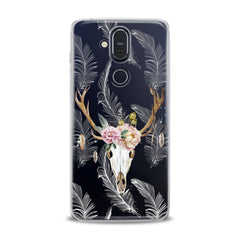 Lex Altern TPU Silicone Nokia Case Floral Antlers