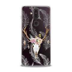 Lex Altern TPU Silicone Nokia Case Floral Antlers