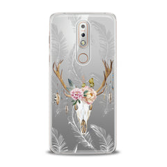 Lex Altern TPU Silicone Nokia Case Floral Antlers