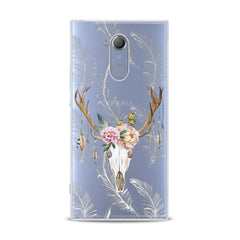 Lex Altern TPU Silicone Sony Xperia Case Floral Antlers