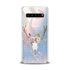 Lex Altern TPU Silicone Samsung Galaxy Case Floral Antlers