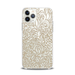 Lex Altern TPU Silicone iPhone Case White Boho Pattern