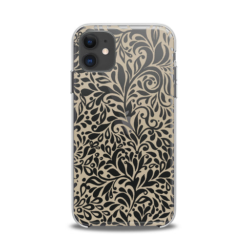 Lex Altern TPU Silicone iPhone Case White Boho Pattern