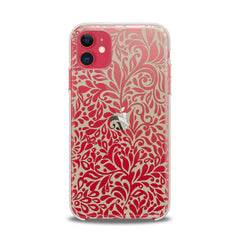 Lex Altern TPU Silicone iPhone Case White Boho Pattern