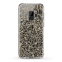 Lex Altern TPU Silicone Samsung Galaxy Case White Boho Pattern