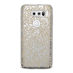 Lex Altern TPU Silicone LG Case White Boho Pattern