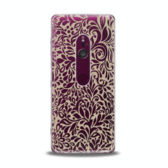 Lex Altern TPU Silicone Sony Xperia Case White Boho Pattern