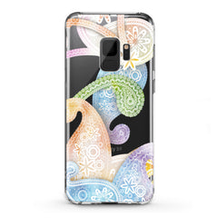 Lex Altern TPU Silicone Samsung Galaxy Case Colored Arabic Pattern